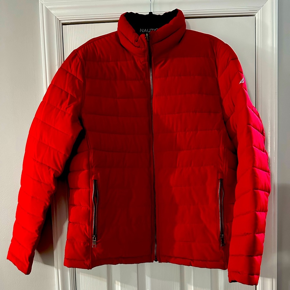 Men’s reversible Nautica puff jacket